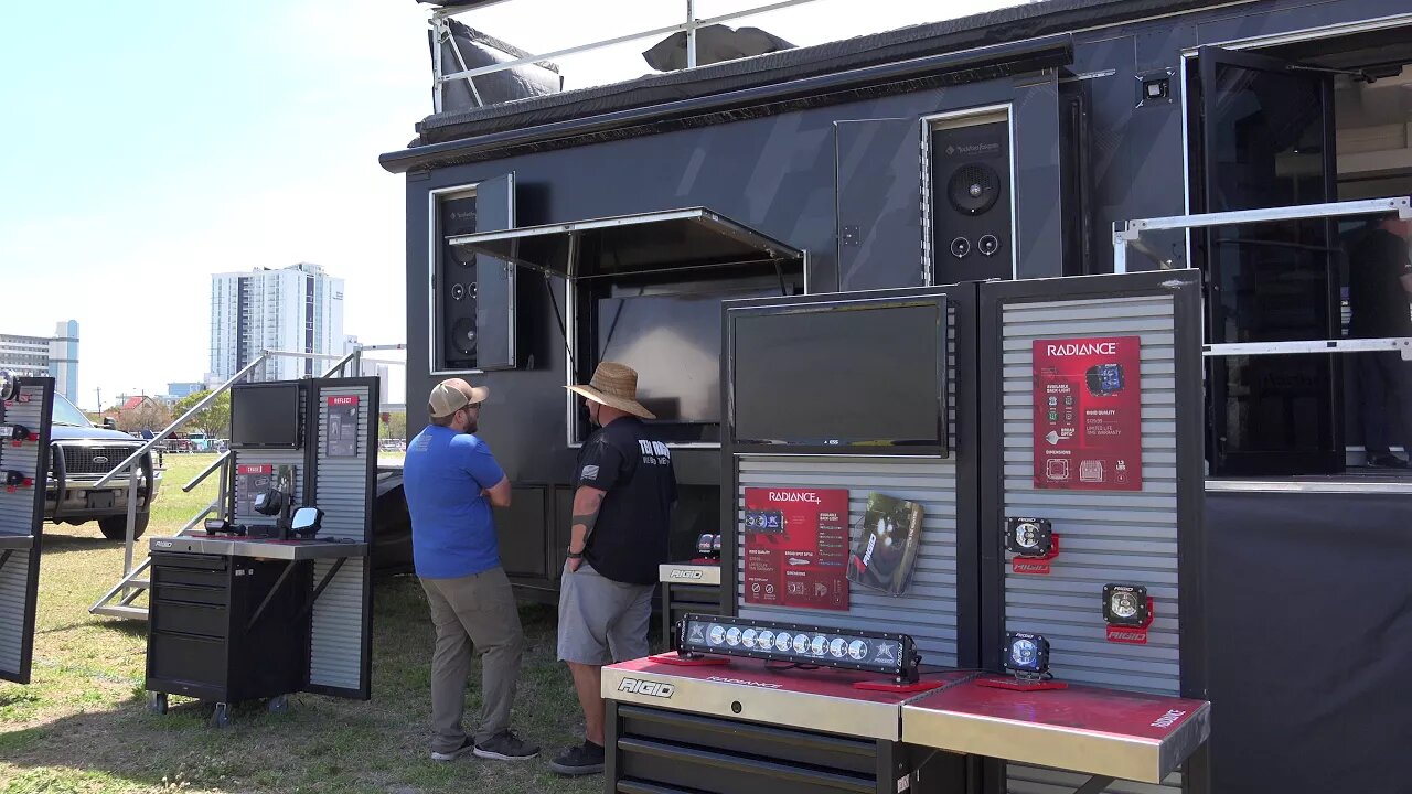 2018 Myrtle Beach Jeep Jam Rigid Industries Booth Fail