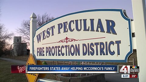 Firefighters states away helping McCormick's family
