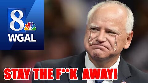 Tampon Tim Walz SHUTS DOWN all media questions in BOMBSHELL video!