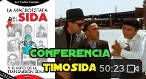 La Macroestafa del sida, inolvidable conferencia