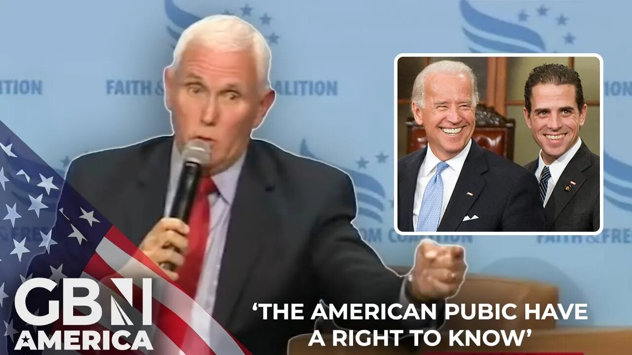 Biden Impeachment Inquiry: Mike Pence backs Republicans 'holding Joe Biden & his family accountable'