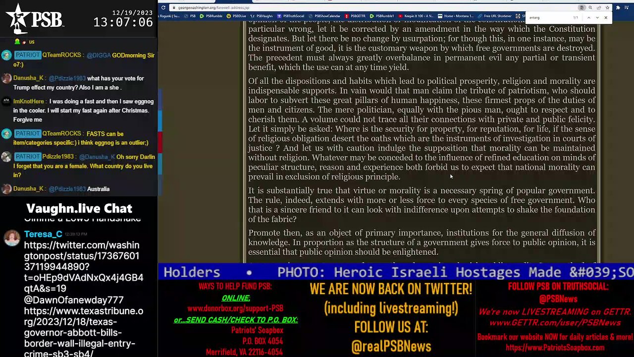 2023-12-19 13:00 EST - You Don't Say Gang :