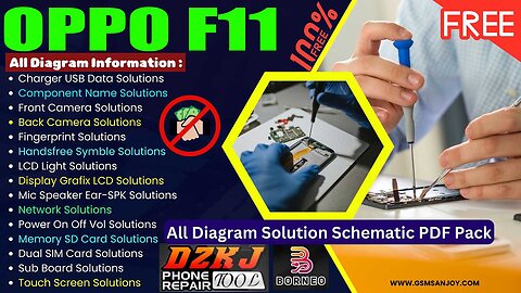 OPPO F11 All Schematic Diagram Free Solution
