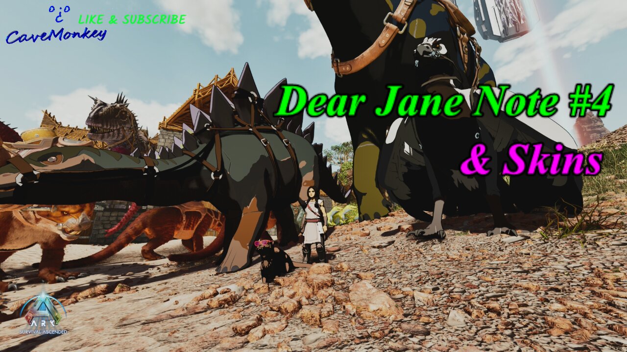 ARK: Survival Ascended - Dear Jane Note #4 & Skins