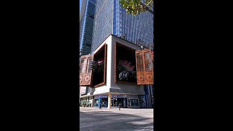 Future of advertising 3D Billboards #china #shorts