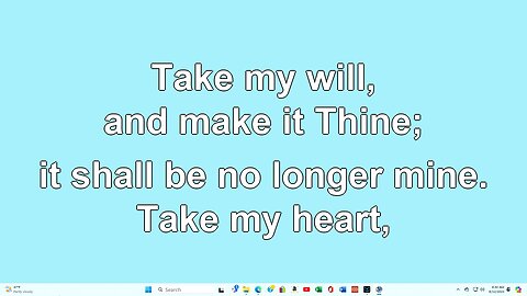Take My Life, and Let it Be V5