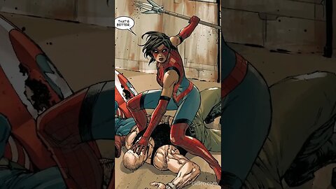 Spider-Woman Vence A Taskmaster #spiderverse Ashley Barton Tierra-21923