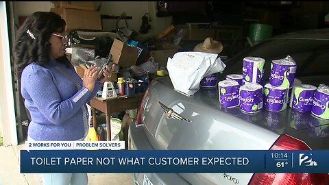 Toilet paper delivered wasn’t what customer expected