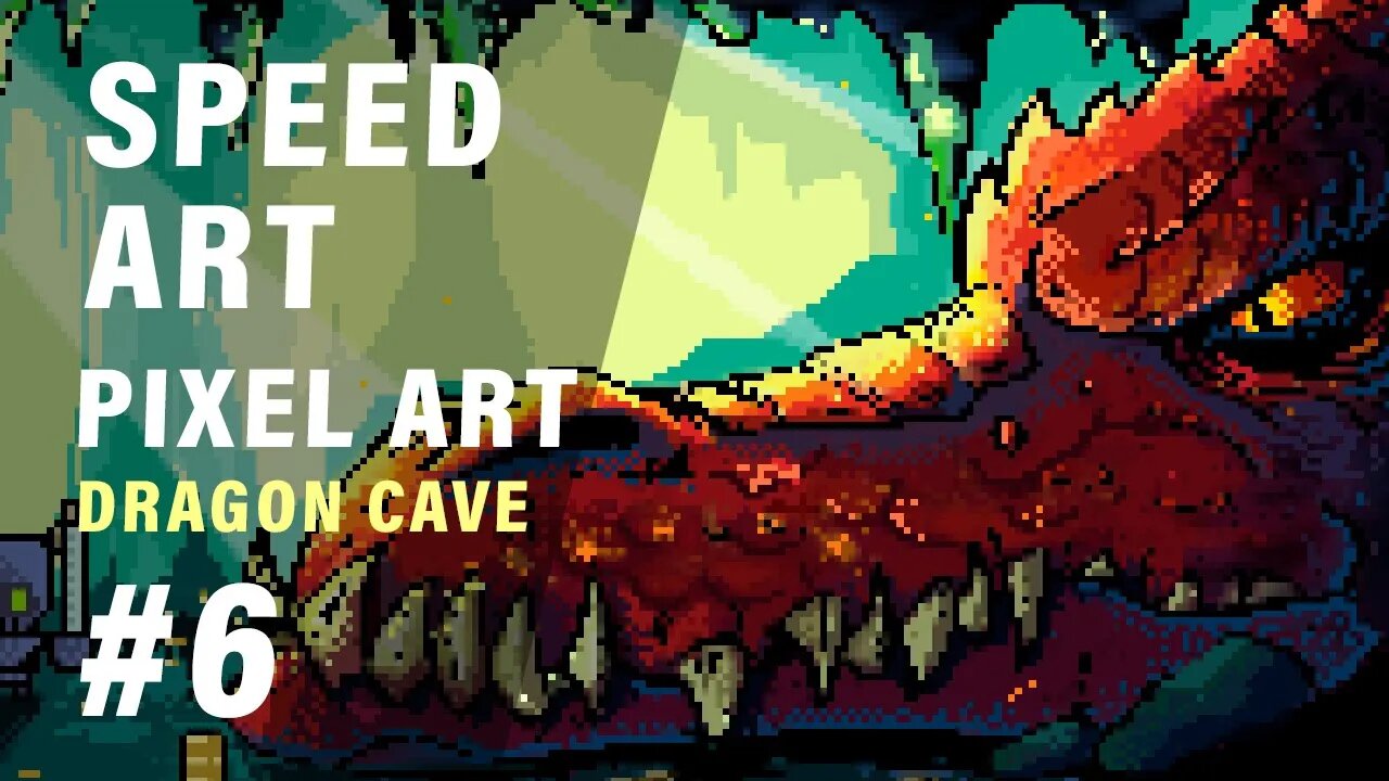 Watch a Pixel Dragon Come to Life with Speed Art