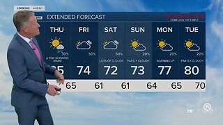 Latest Weather Forecast 11 p.m. Wednesday