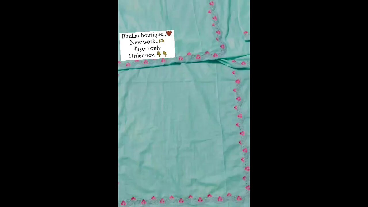 new shirt embroidery work