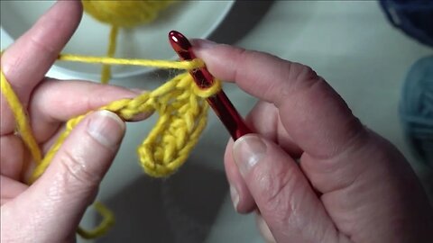 How to crochet (2) - half double crochet