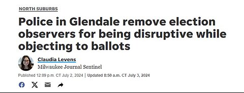 Wisconsin Election Commission Ignores Court Ruling - Media Goes For The Ride