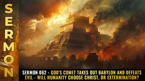 Mike Adams Sermon 062 - God's comet takes out BABYLON and defeats EVIL - Will humanity choose Christ, or extermination?