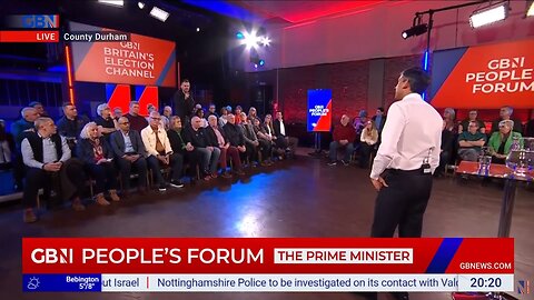 UK PM Sunak Jab Damage Confronted