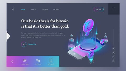 Learn Website UI Design In Adobe XD | Website UI Design, UX Design Tutorial