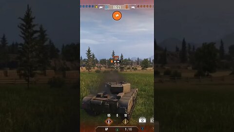 World of Tanks: peeking just enough for me to get him