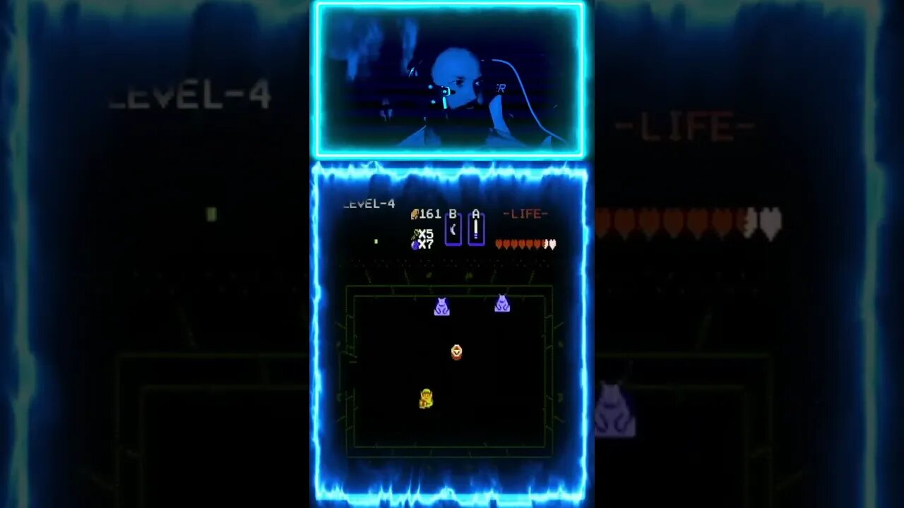 Trying to navigate #NES #Zelda in the dark - no candle (MUSICnGAMING) #shorts
