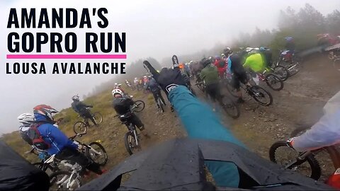 AMANDA'S FULL GOPRO RUN | LOUSA 'MEGA' AVALANCHE