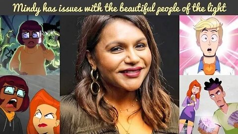 Mindy Kaling, Velma, but disgusting and gross, woke cringe antiwhite cancer.