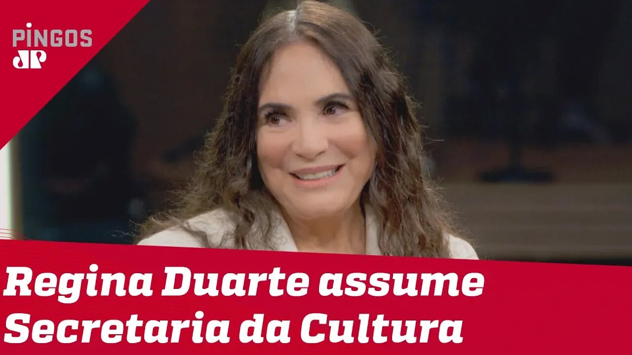 Regina Duarte aceita convite de Bolsonaro