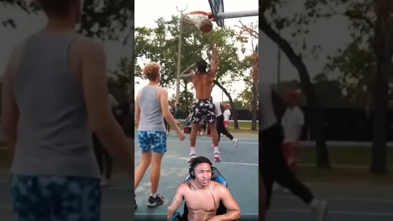 Bro got that LeBron dunk package 🫣 … #nba #basketball #shorts