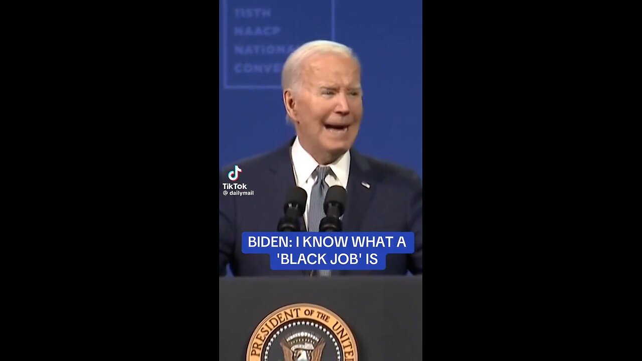 Biden "I know what a BLACK JOB is"