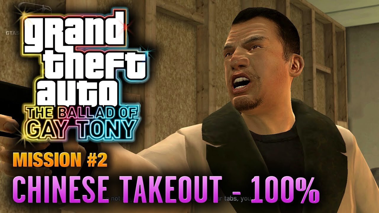 Oh shit can i save my friends name is "T"|GTA: The Ballad of Gay Tony - Mission #2 - Chinese Takeout.