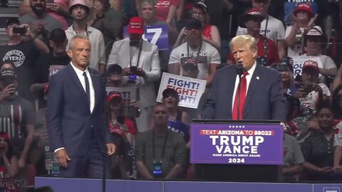 President Donald J. Trump and RFK Jr Speak In Glendale, Arizona, on Friday, August 23, 2024