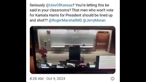 Professor David Guth University of Kansas "SHOOT Them!?"