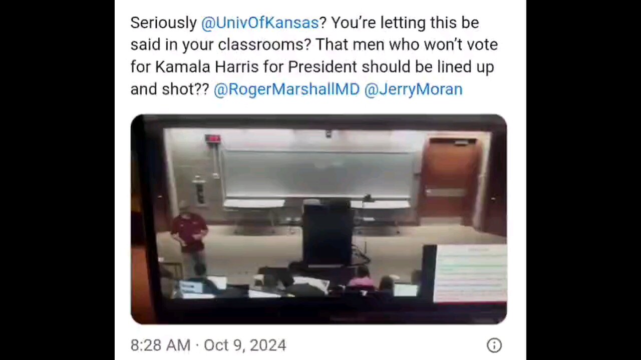 Professor David Guth University of Kansas "SHOOT Them!?"