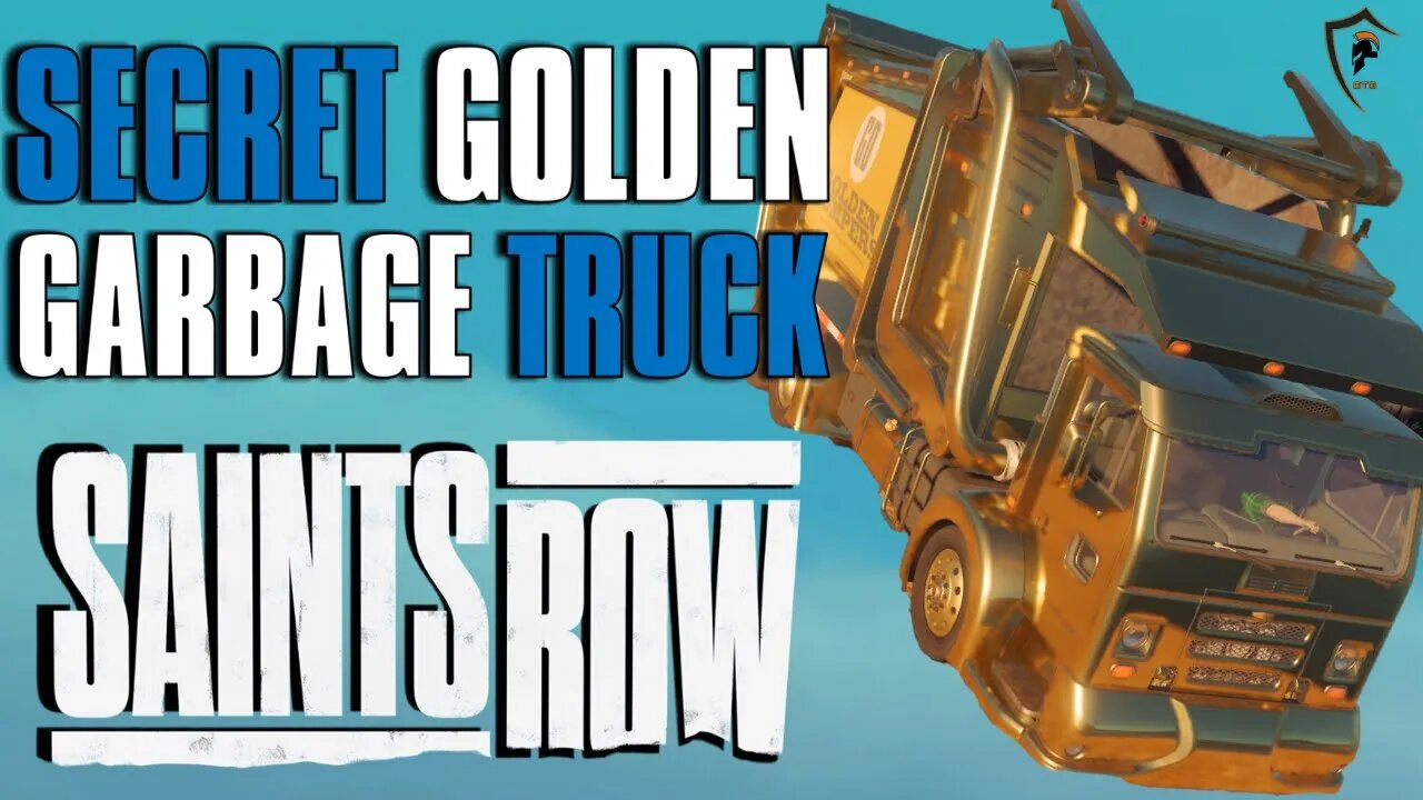 Saints Row - All 4 Golden Garbage Truck Part Locations (Secret Vehicle)
