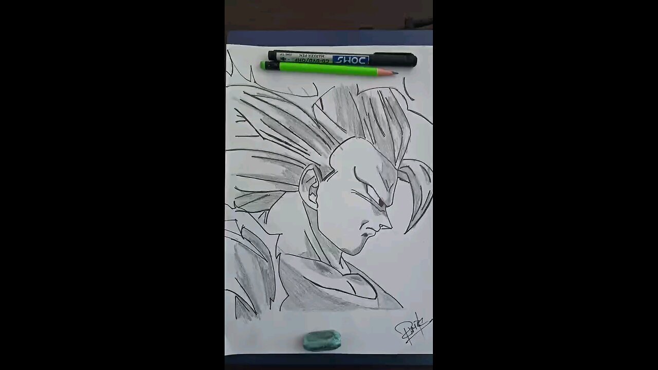 💀☠️GOKU SSJ3 SKETCH💀☠️