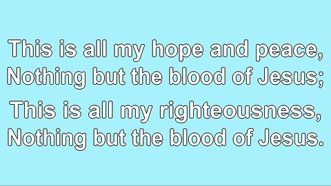 Nothing but the Blood V4