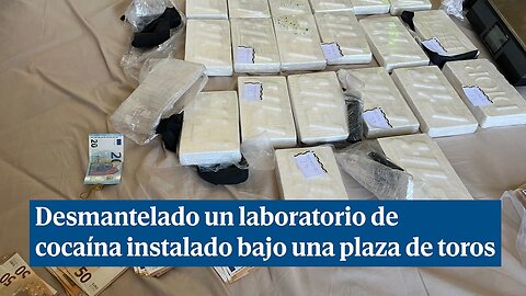 Desmantelado un laboratorio de cocaína instalado bajo una plaza de toros en un pueblo de Toledo