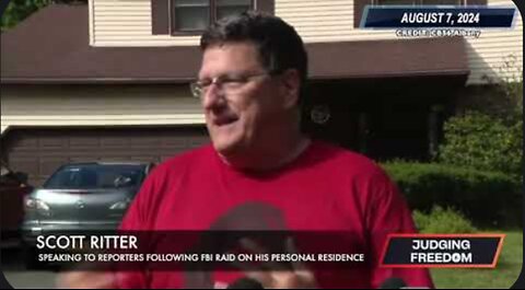 Scott Ritter Statement Following FBI Raid on his home