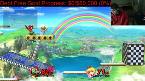 King K Rool VS Peach On The Hardest Difficulty In A Super Smash Bros Ultimate Match