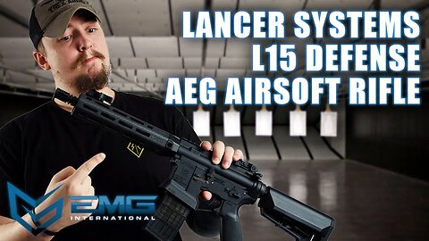 Carbon Fiber!?!? - EMG Lancer Systems L15 Defense AEG Review | RedWolf Airsoft