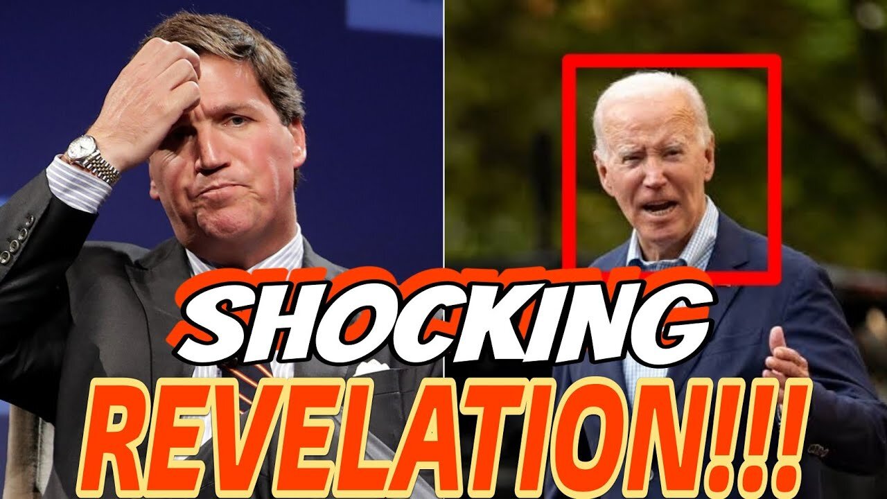 TUCKER CARLSON BLOWS HOT AT JOE BIDEN,LEAVES HIM TOTALLY CONFUSED AND ITS BEING BROADCASTED LIVE