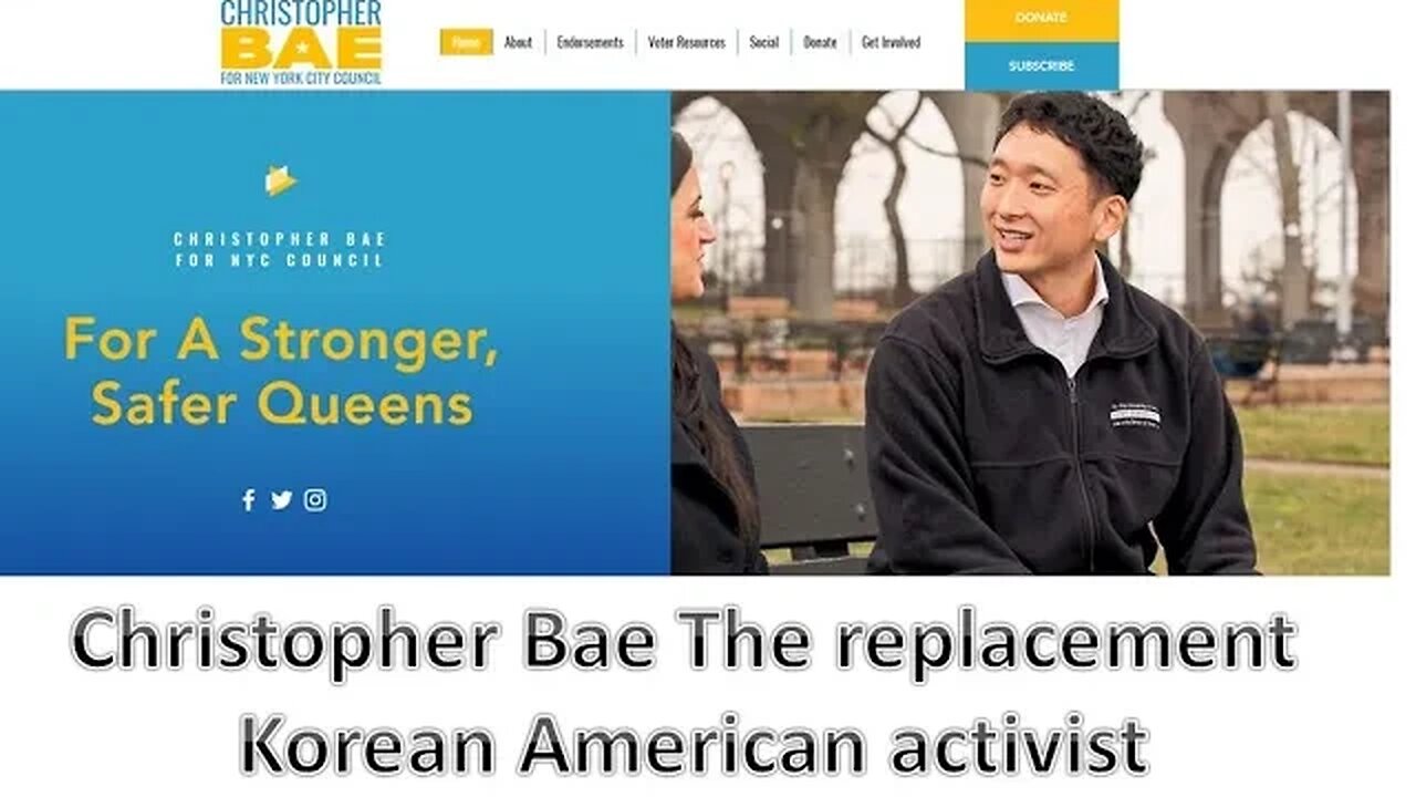 Chris Bae replacement Korean American activist