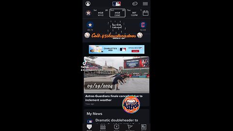 ⚾️ Astros vs Guardians Canceled??? ⚾️ 09/29/2024