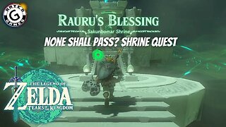 Sakunbomar Shrine - None Shall Pass? Shrine Quest - Tears of the Kingdom Shrines