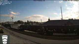 2 H1's Lead WB Manifest in Mount Pleasant and Ottumwa, IA on November 9, 2022