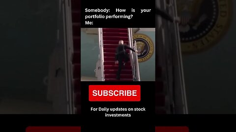 stock market portfolio performance #shorts #portfolio #stockmarket #funnyvideo #memes