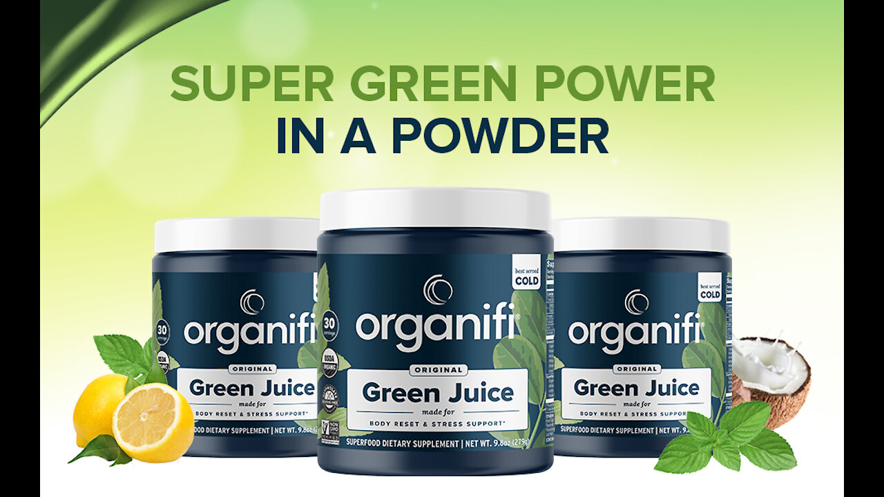 Organifi Green Juice Review 2021 : Is This The Best Green Superfoods Powder