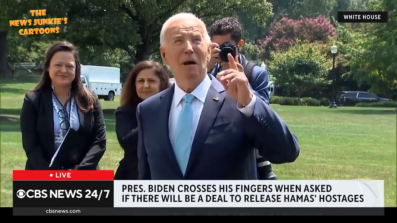 A shell of a man: Biden says "He ought to get a job," responding to Trump's Make America Affordable Again, tells reporters he doesn't know the answers to their questions, yells at them, salutes Martin Sheen, shuffles away.