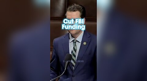 Matt Gaetz: RINO Republicans Want To Give Your Money To The FBI - 11/8/23