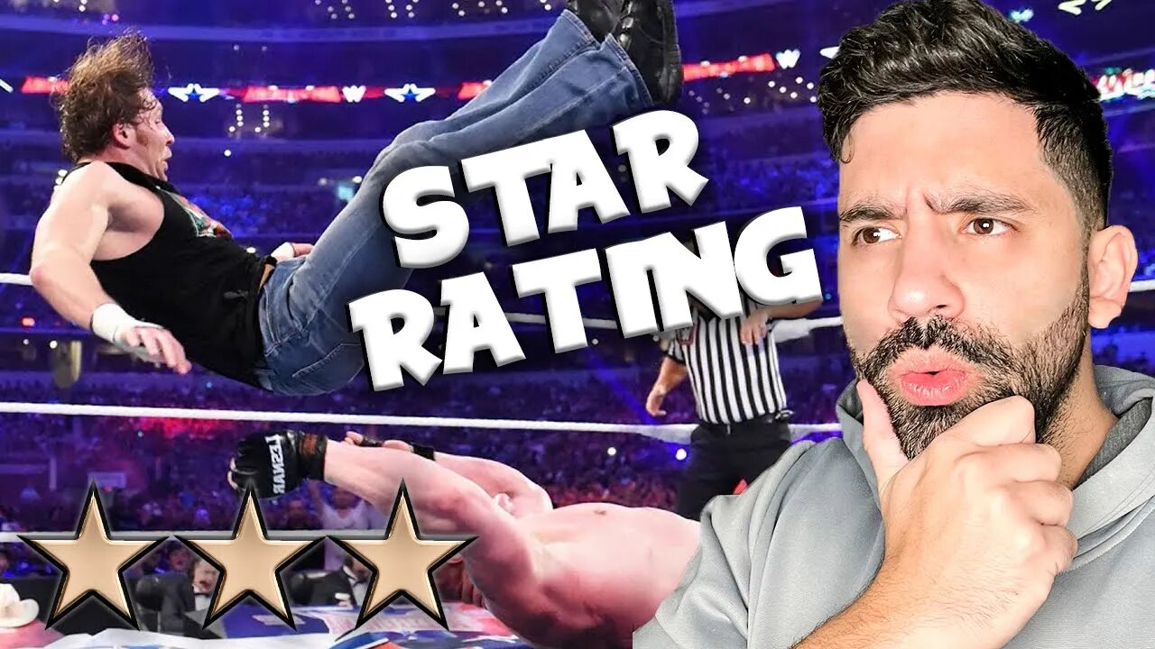 Guess the WWE Match STAR RATING!