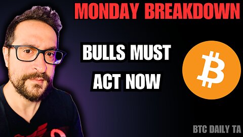 Monday Breakdown: Bulls MUST Act Now - Bitcoin Today