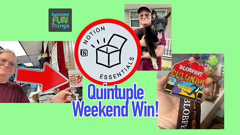 Quintuple Weekend Win! 🥇